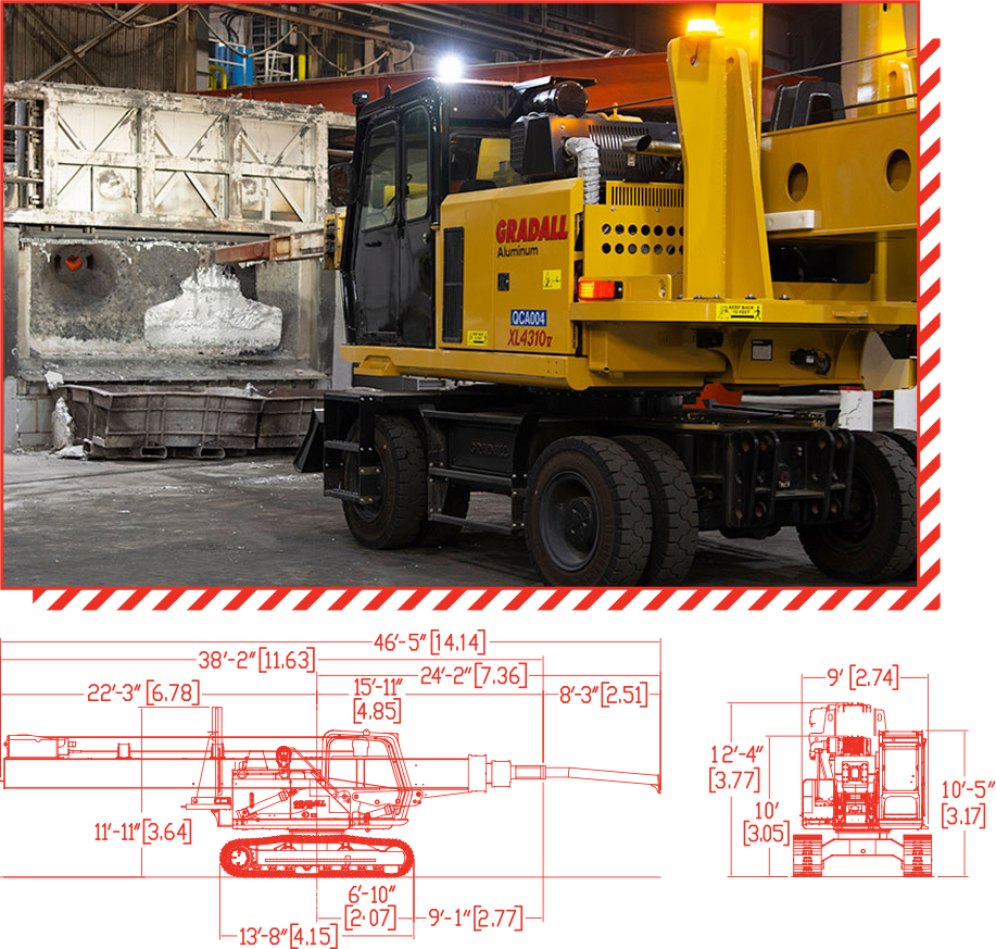 Gradall At Work Background